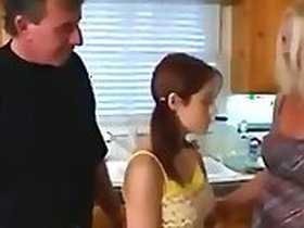 beautiful step daughter sucks for daddy