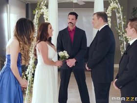 Shameless bride cheats on her groom right on the wedding day